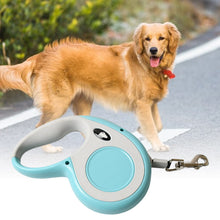 Retractable Dog Leash, Pet Walking Leash with Anti-Slip Handle, Strong Nylon Tape, Tangle-Free, One-Handed One Button Lock & Release, Suitable for Small / Medium Dog Or Cat, 16.5 ft (5 m) 