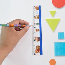 Cartoon Printed Plastic Ruler 20 cm (1 Pc)