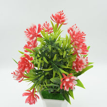 Wild Artificial Flower Plant for Home & Office Decor (1 Pc, Cute Pot)