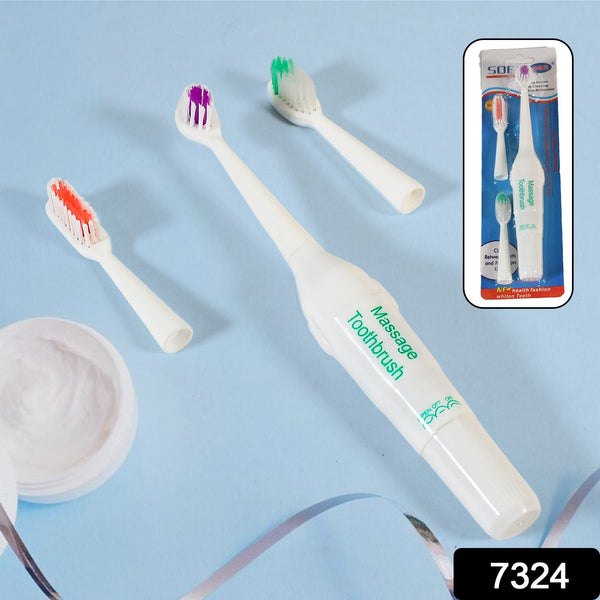 Electric Toothbrush for Adults & Teens – Deep Cleansing, Battery Operated (Battery Not included)